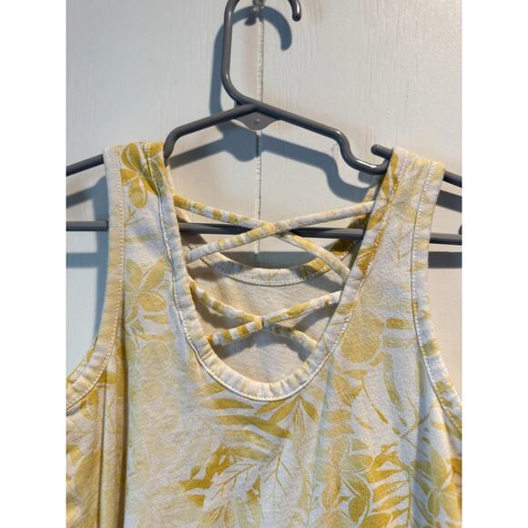 Old Navy Girl's Yellow Floral Sundress Size S (6-7) - Picture 3 of 5